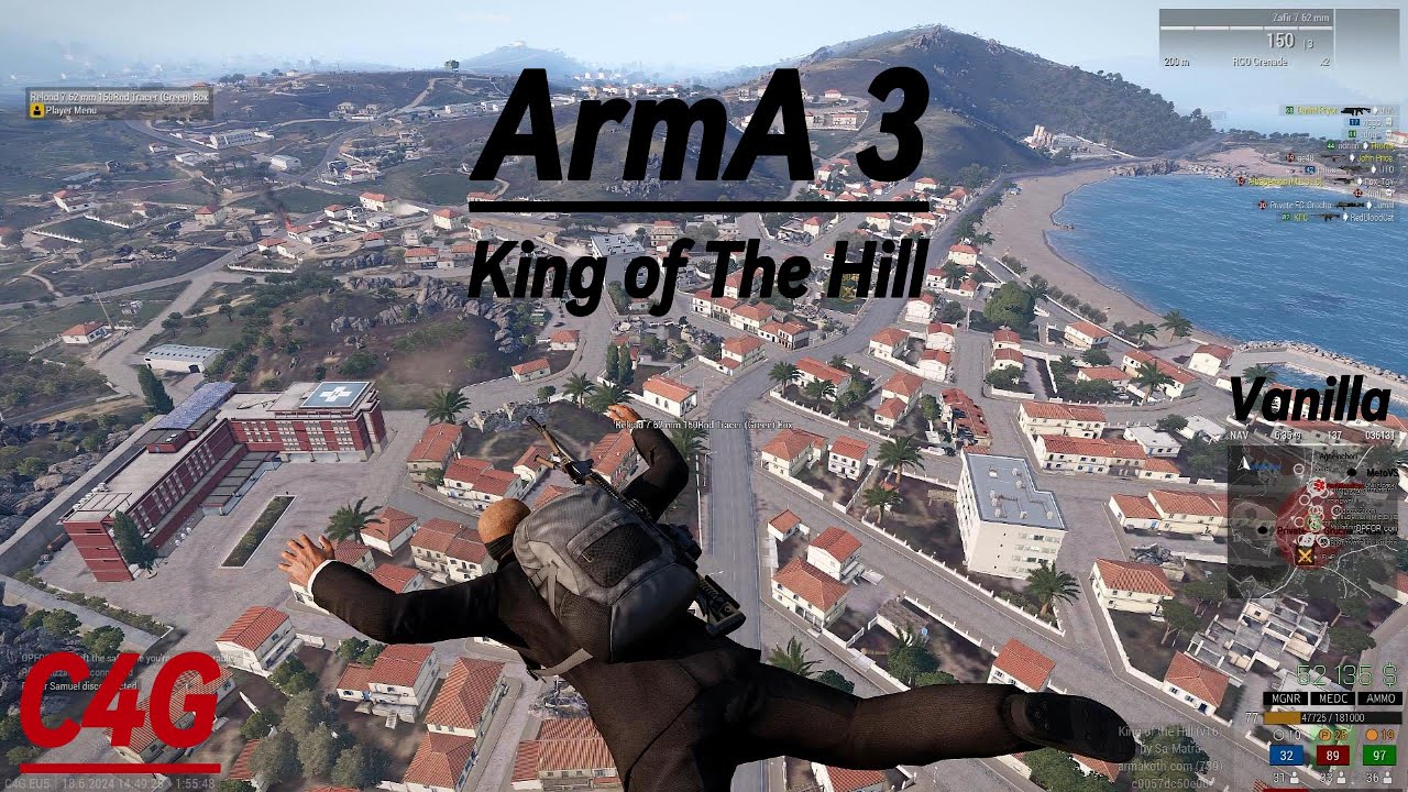 Arma 3 King of The Hill Code Four Gaming Gameplay S9 (Vanilla)