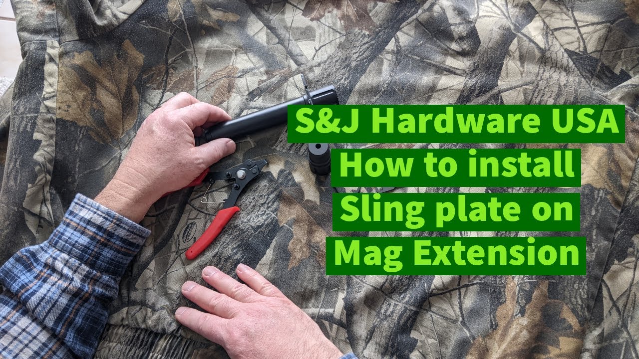 S&J Hardware 3 Position Sling Plate Installation