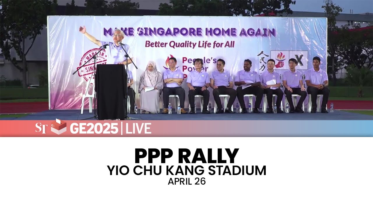 [LIVE] PPP rally at Yio Chu Kang Stadium | Ang Mo Kio GRC | April 26 | GE2025