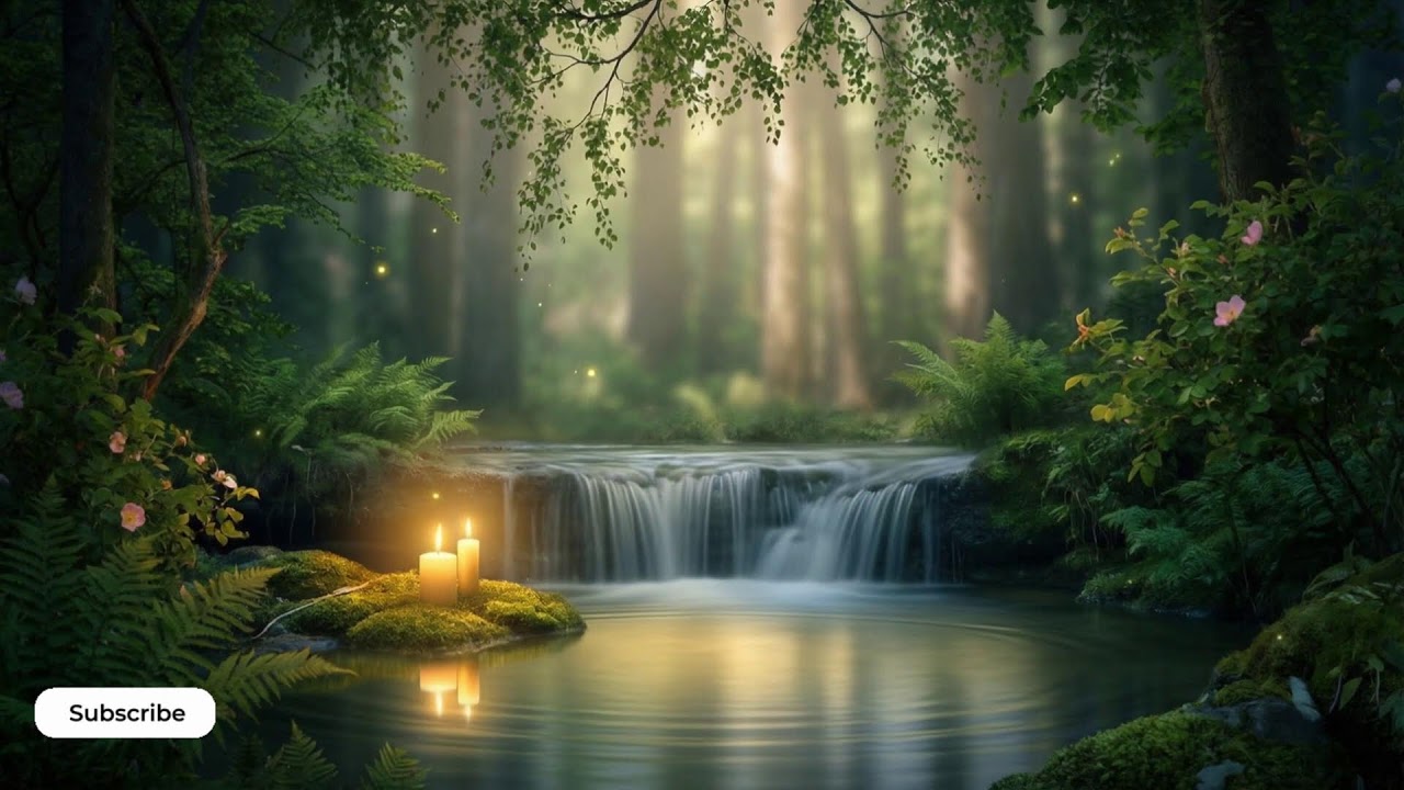 Deep Sleep Music 🌙 Flowing Water & Soft Piano for Emotional Healing & Calm Night ,Relax Sleep 1