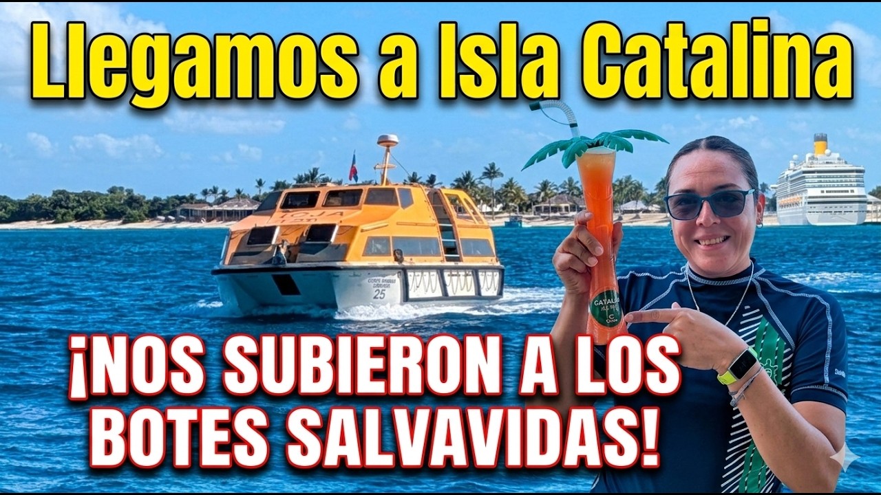 Abandonamos el Barco en BOTE SALVAVIDAS en República Dominicana😱 Rumbo a Isla Catalina.