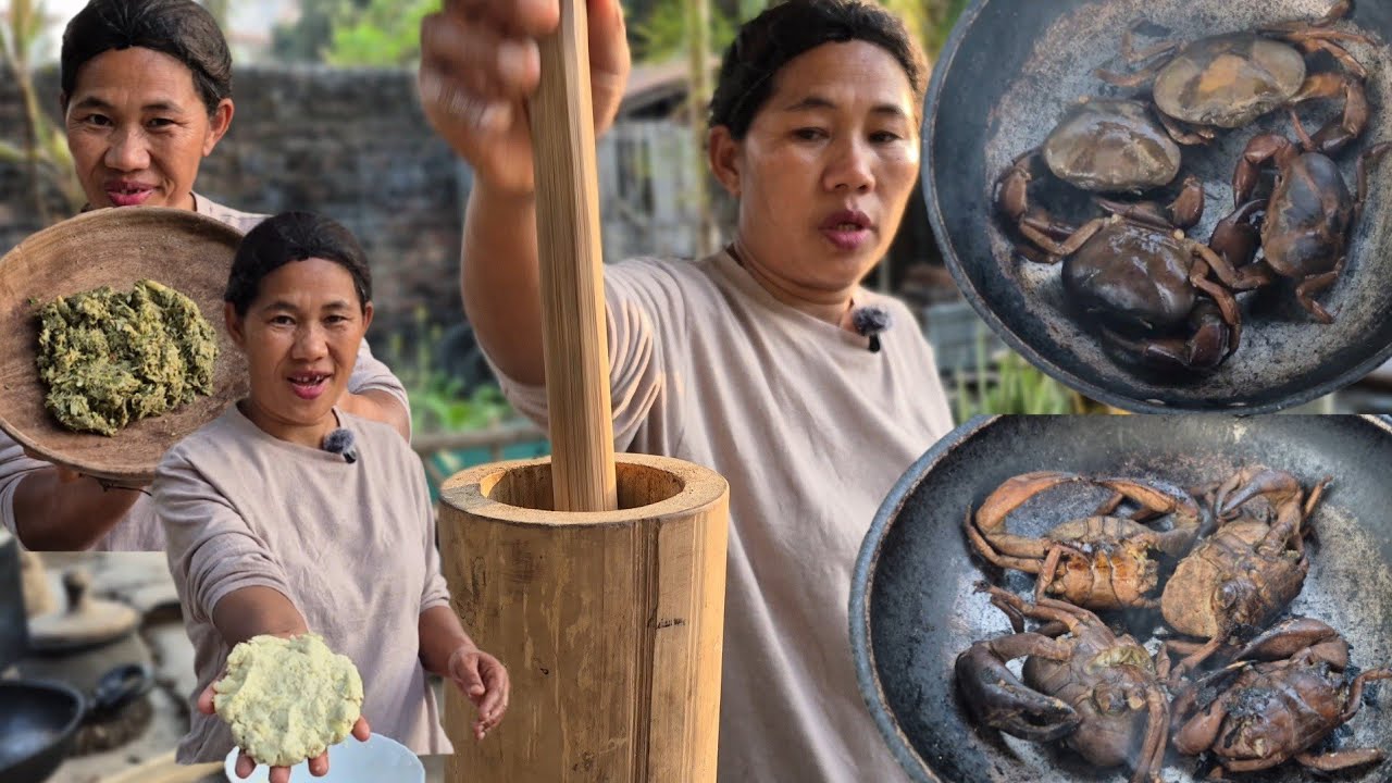 How to make Naga Fav Crab Chutney|Crab&Bambooshoot collaboration|LEGENDARY TASTE 🦀