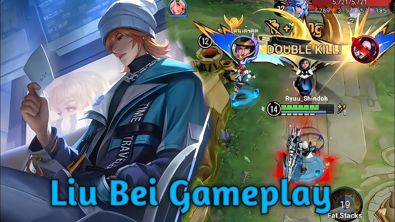 Liu Bei Gameplay || Strongest Fighter High Damage - Honor Of Kings