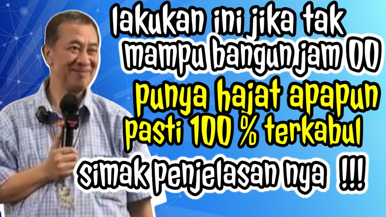 Penjelasan hajat terkabul