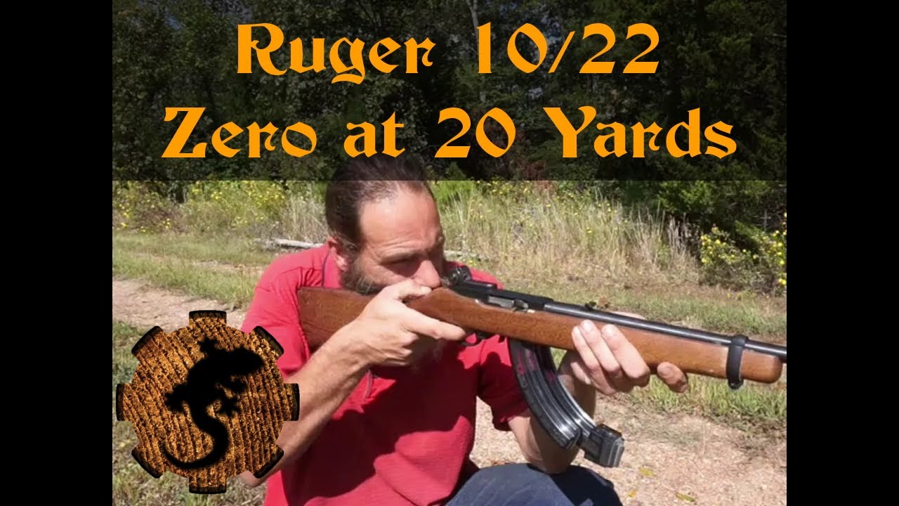 Why You Should Zero Your Ruger 10/22 Hunting Rifle at 20 Yards