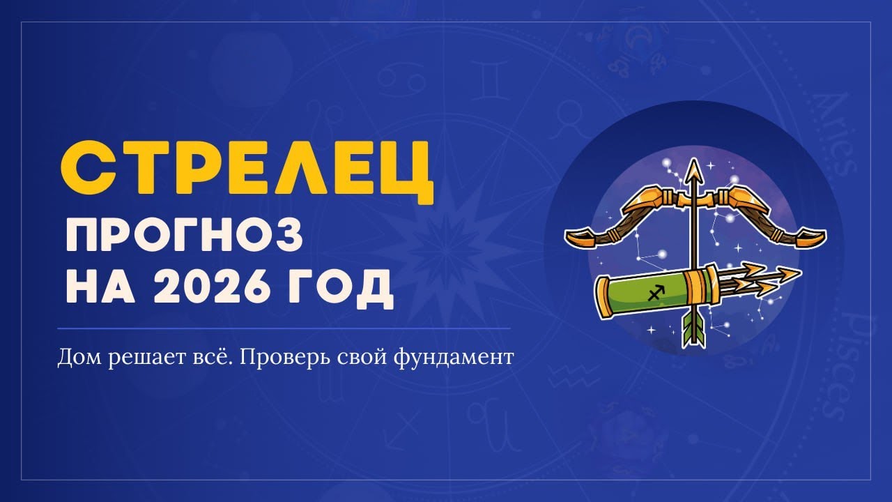 ПРОГНОЗ 2026 для СТРЕЛЬЦОВ ♐ | Три волны года. Какие сферы выстрелят