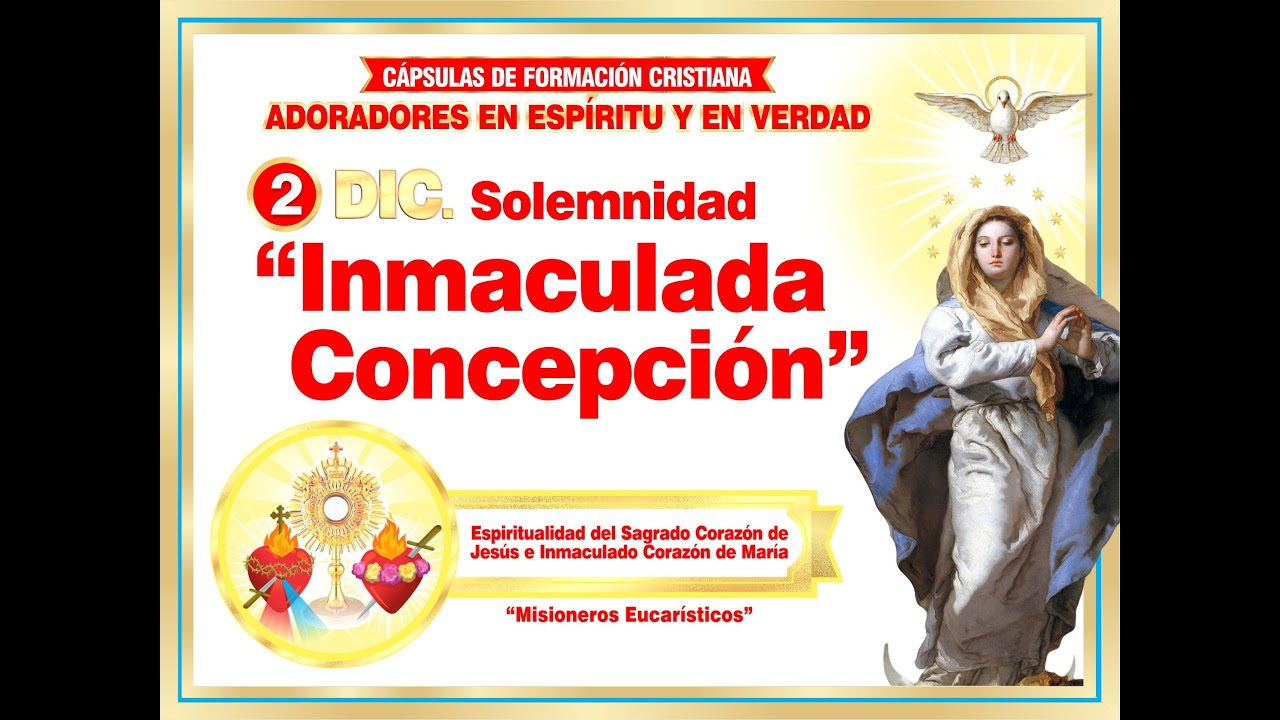 Inmaculada Concepci&oacute;n Solemnidad Dogma  Misioneros Eucar&iacute;sticos Adoradores en Esp&iacute;ritu y en Verdad