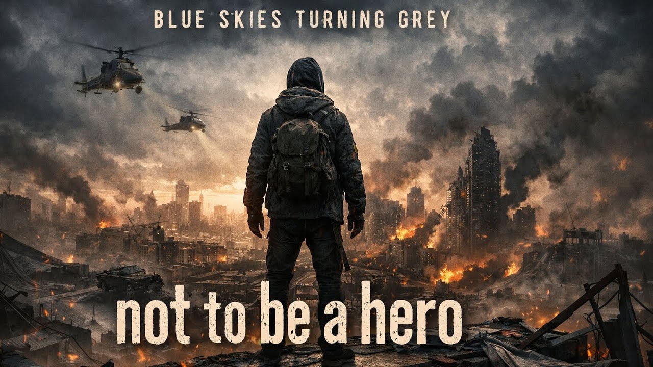 Not to be a hero,blue skies turning grey @galacilo
