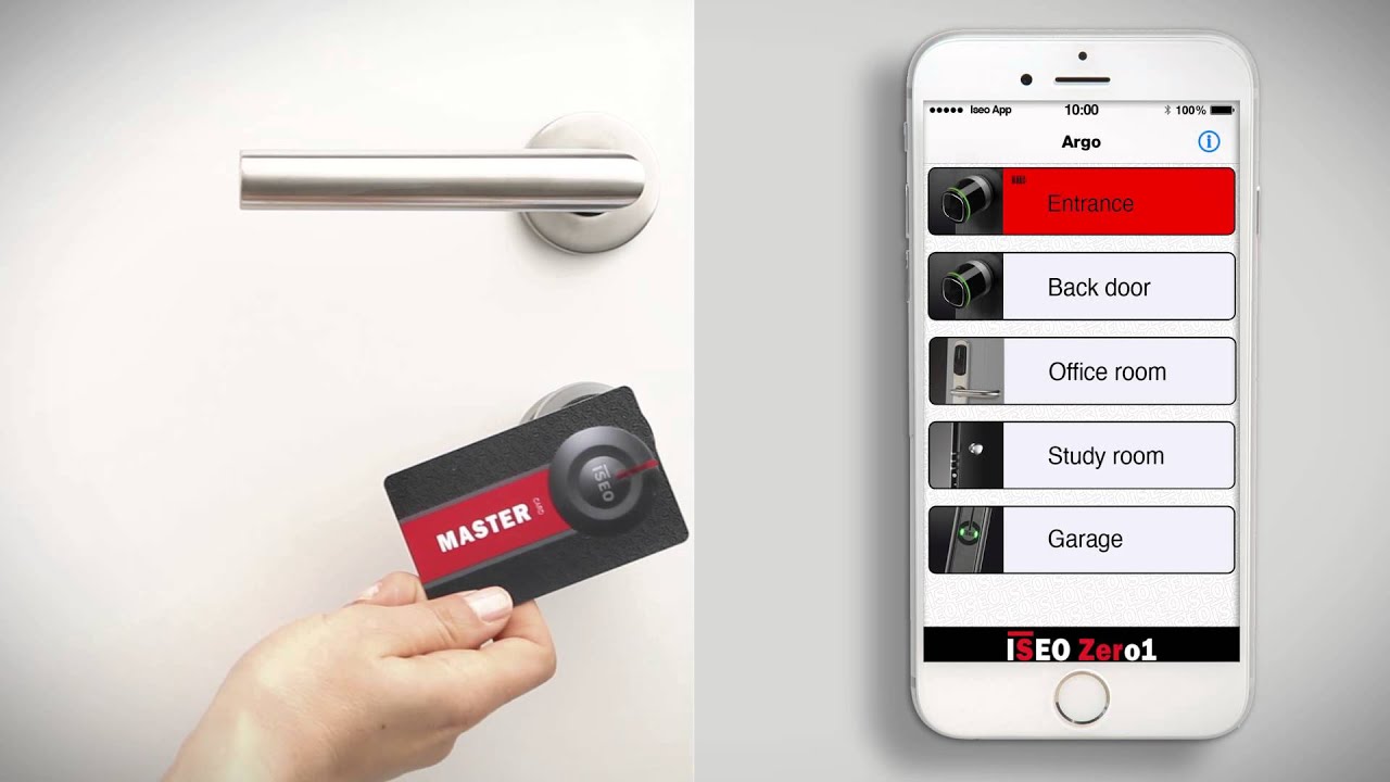ISEO ARGO APP - MY KEY IS SMART - APP FEATURES