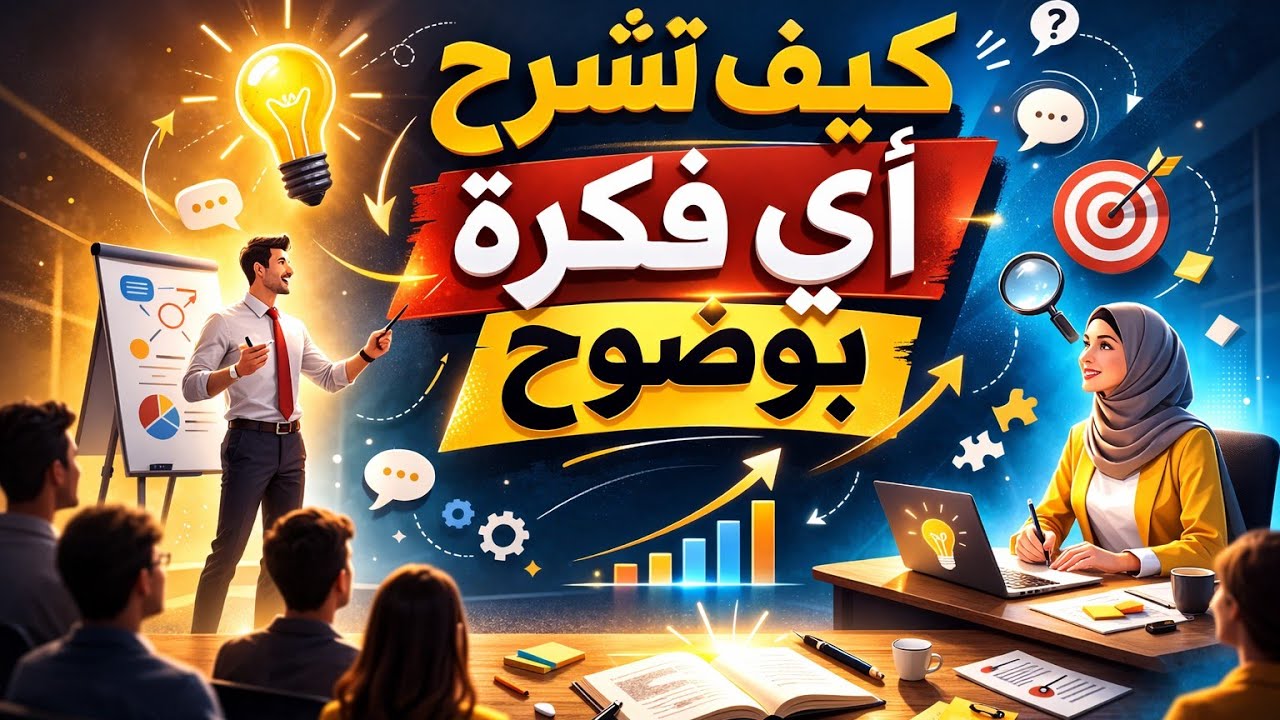 مهارة تغير تواصلك: كيف تشرح اي فكرة بوضوح..؟ 