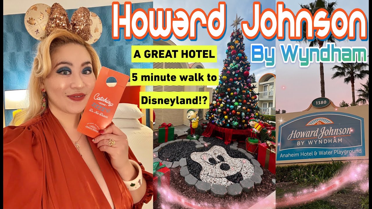 5 minute walk from Disneyland, and an affordable rate?! Howard Johnson Hotel is a great value💖