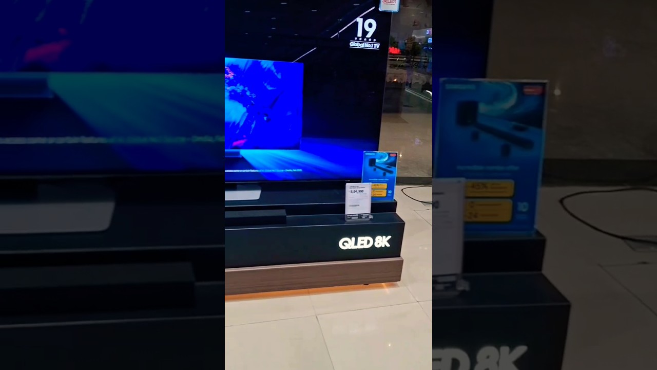 Samsung QLED 8K TV – Ultimate Luxury with 5 Lakh Price Tag!