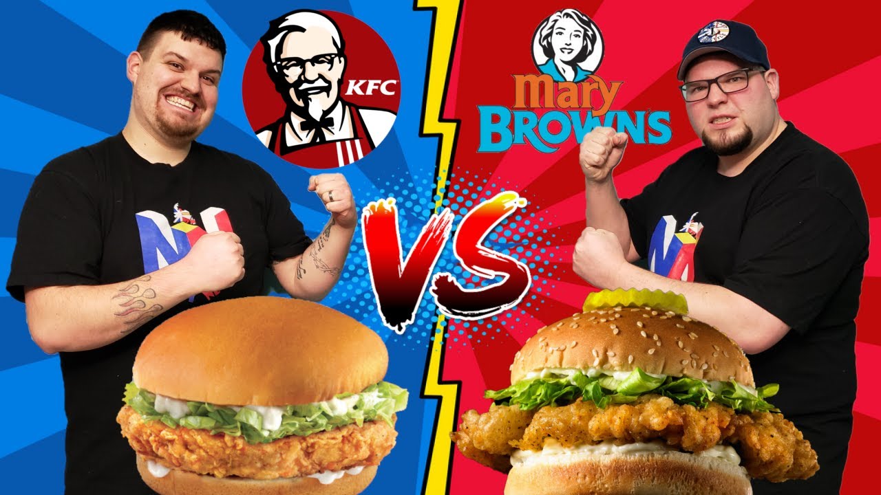 BIG Crunch против BIG Mary — битва куриных сэндвичей | КАКОЙ ЛУЧШЕ?