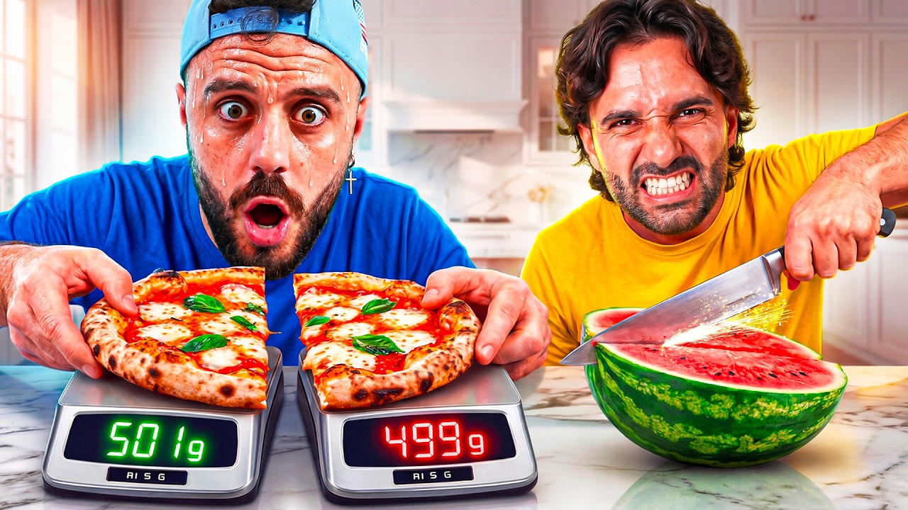 🔪 DIVIDI L'OGGETTO *PERFETTAMENTE* A META' CHALLENGE! ⚖️