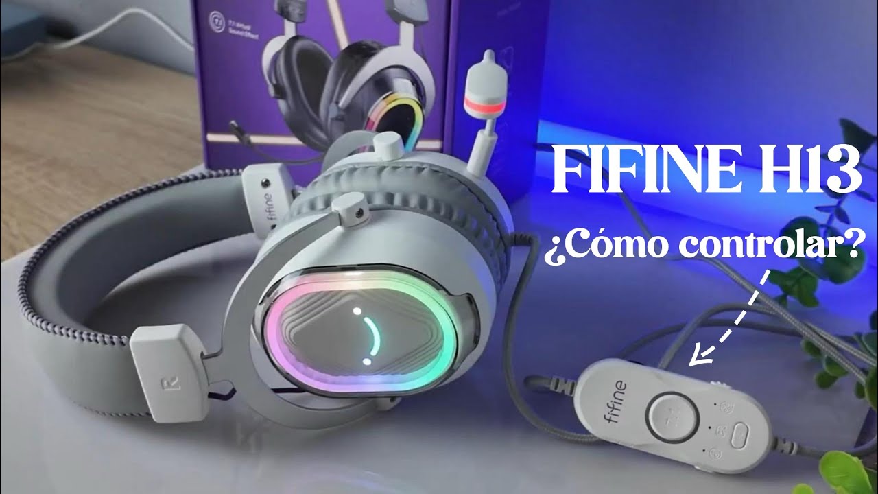[Tutorial] Cómo usar el controlador del headset gaming para funciones rápidas | FIFINE H13