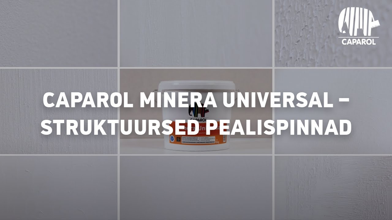 Caparol Minera Universal – struktuursed pealispinnad 1