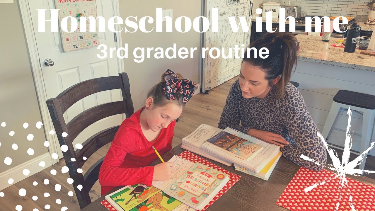 *LIVE*HOMESCHOOL WITH ME||3RD GRADER FULL ROUTINE