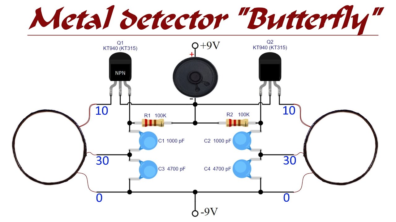 SIMPLE ELECTRIC PROJECT. METAL DETECTOR 