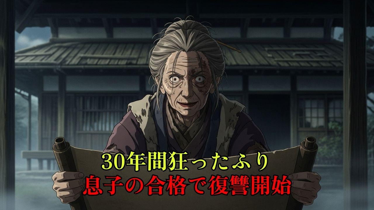30年間狂ったふりをした女。主席合格した息子に明かした衝撃の真実と壮絶な復讐