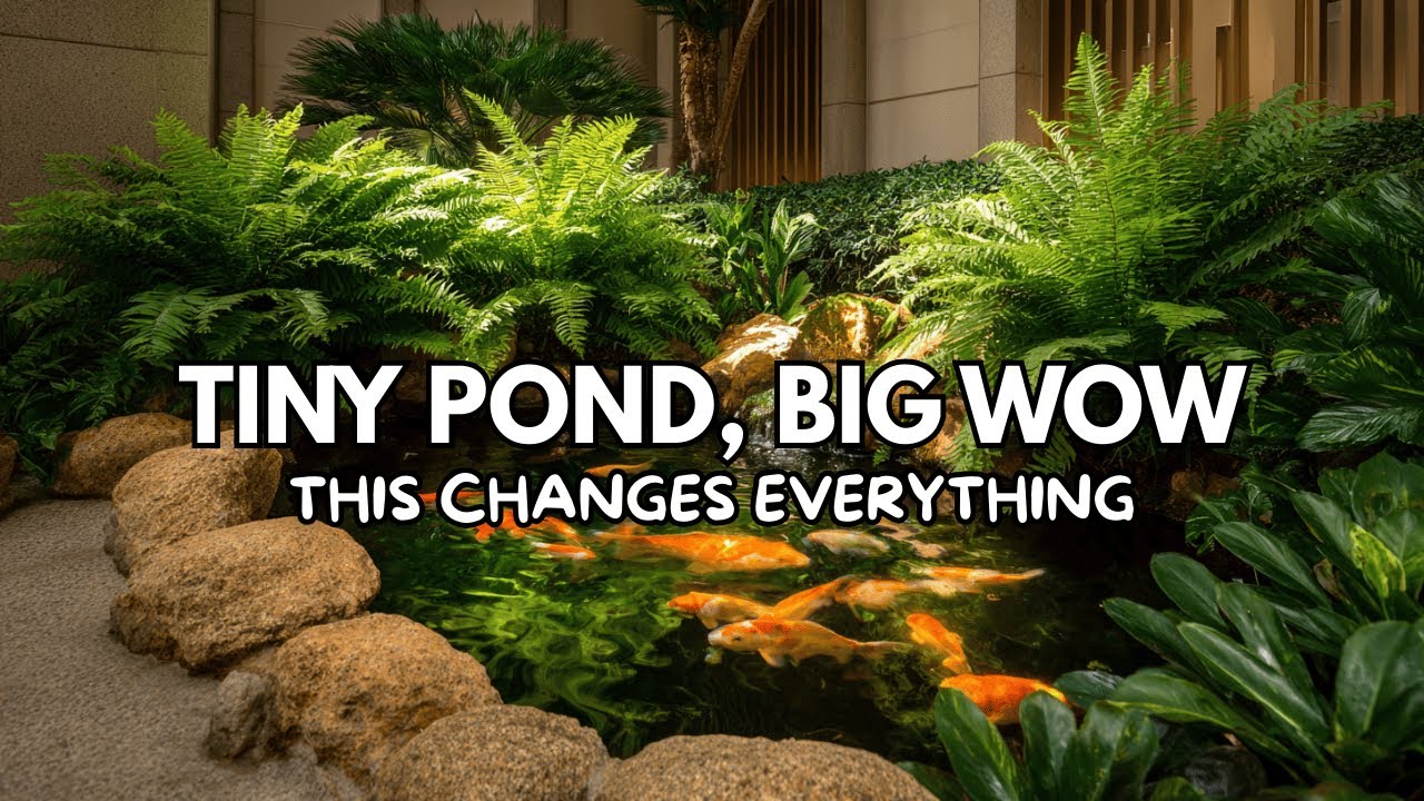 High End Small Fish Pond Designs That Elevate Your Home ✨