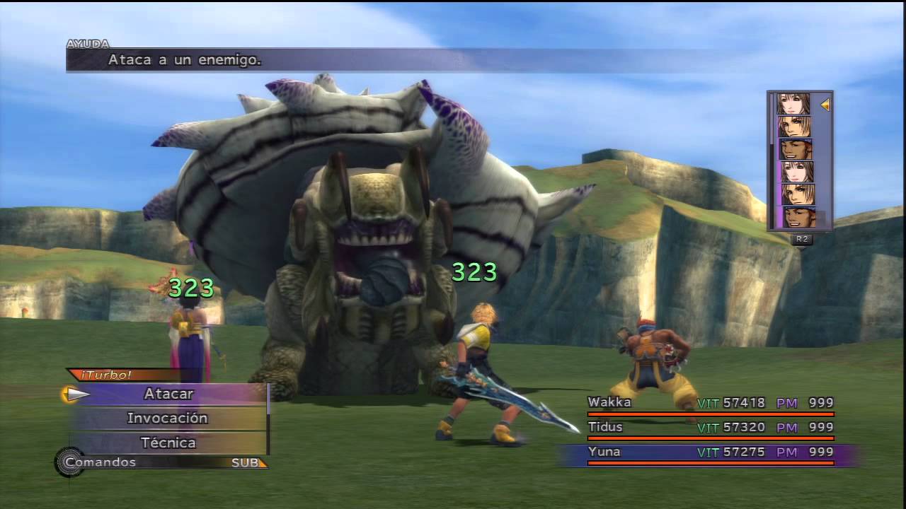 Final Fantasy X. Eones; sus presentaciones y ataques finales.