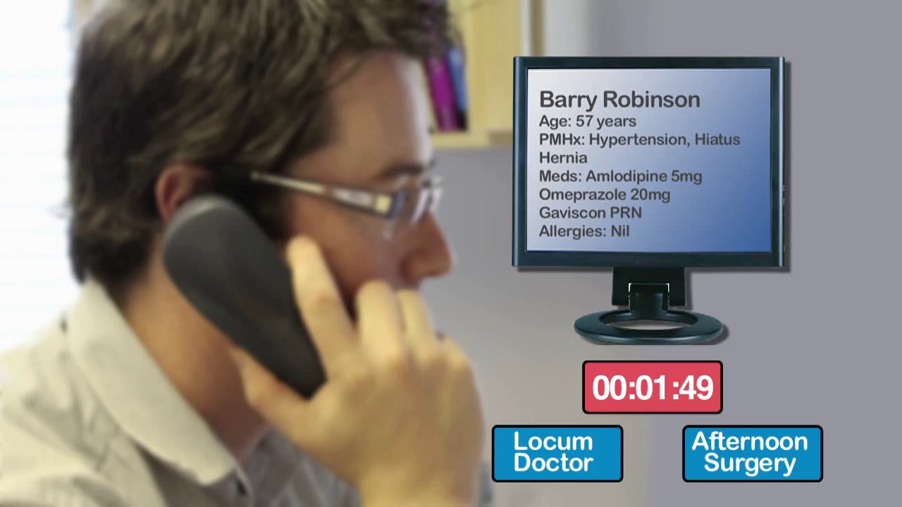 08 telephone consultation   chest pain