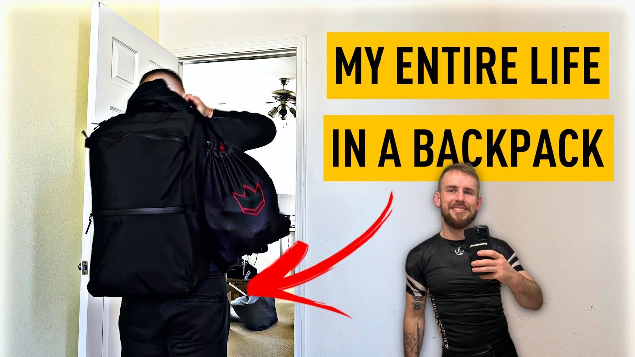 I went even MORE minimalist (what I pack as a nomad Jiu Jitsu competitor)