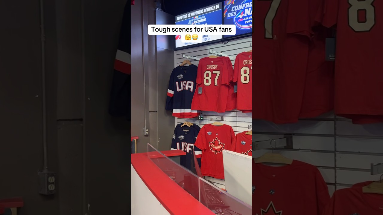 Brutal for USA fans 😂 #hockey #usa #canada #nhl