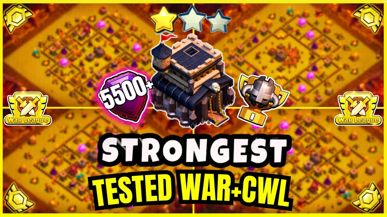 ( TOP 50 ) BEST TH9 CWL BASE WITH LINK 2024 || TH9 WAR BASE LINK 2025 || TH9 BASE CLASH OF CLANS