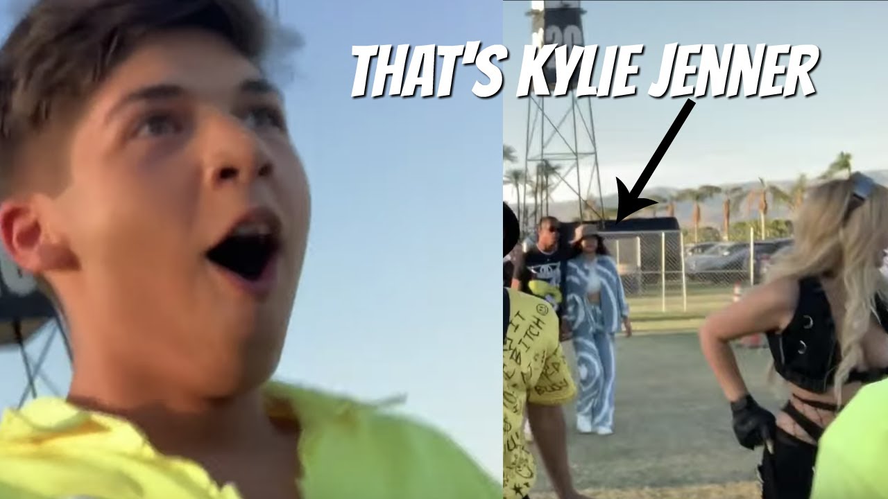 we MET KYLIE JENNER at COACHELLA!!!