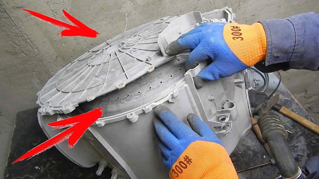 Как разобрать бак стиральной машины с вертикальной загрузкой. Whirlpool