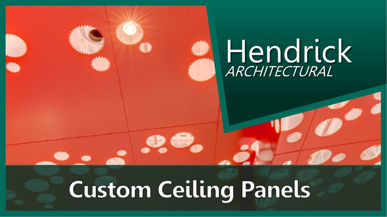 ▶ Custom Ceiling Panels - Architectural Sheet Metal Work
