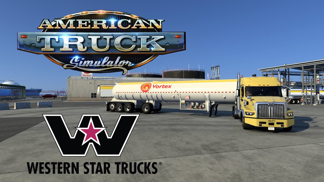 American Truck Simulator II Western Star - Louisiana DLC // Logitech G923
