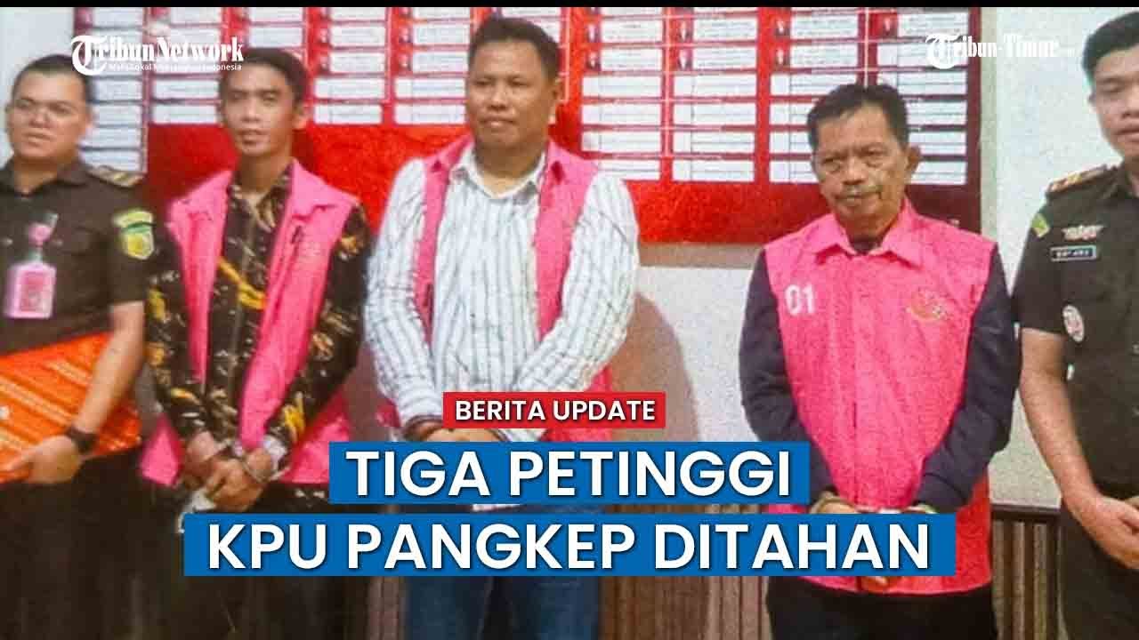 Ketua dan Dua Pejabat KPU Pangkep Ditahan, Negara Rugi Rp 554 Juta