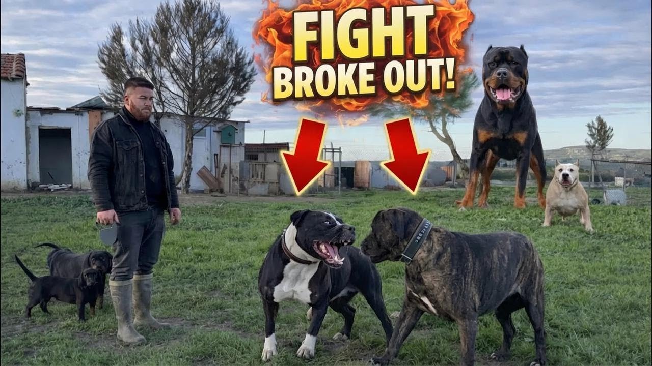 Sky Almost Snatched the New Cane Corso—Saved It Just in Time! Feast for the Pups!