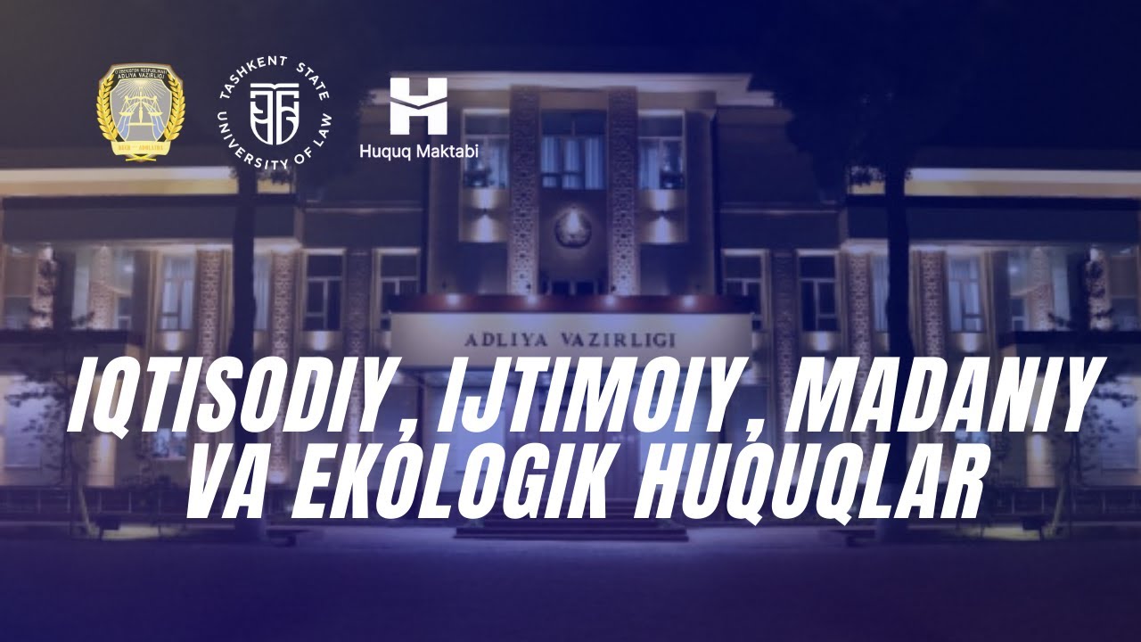 Iqtisodiy, ijtimoiy, madaniy va ekologik huquqlar