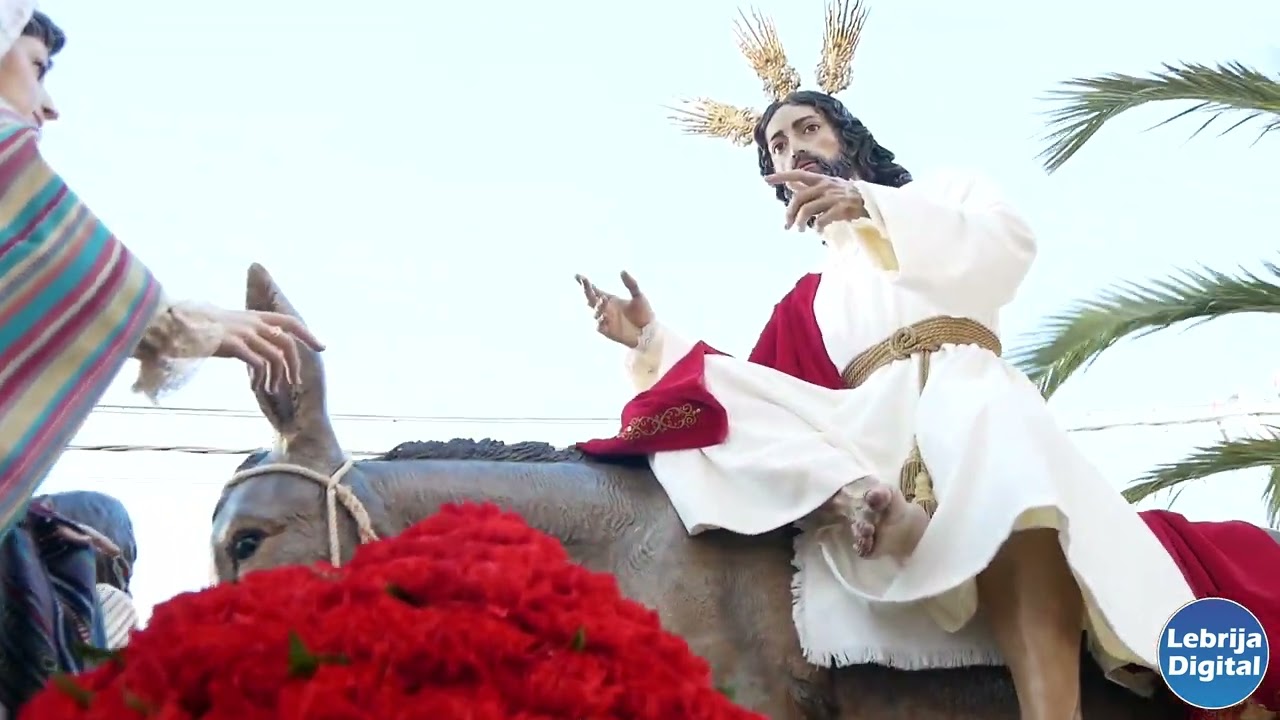 SEMANA SANTA 2023. Hermandad de la Borriquita de Lebrija. Domingo de Ramos.