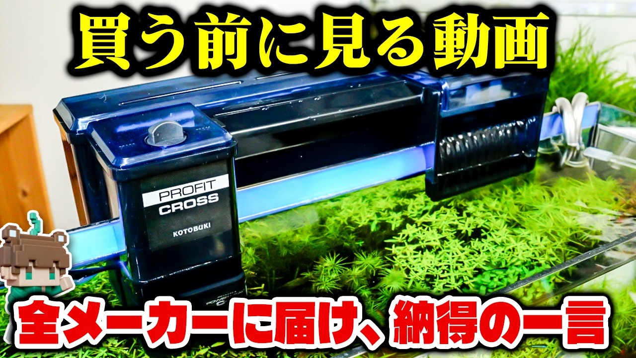 【最速レビュー】コトブキプロフィットクロス購入レビュー！各水槽に設置、この存在感はすごい…良い点悪い点全部紹介します【ビバアクア】#アクアリウム #熱帯魚