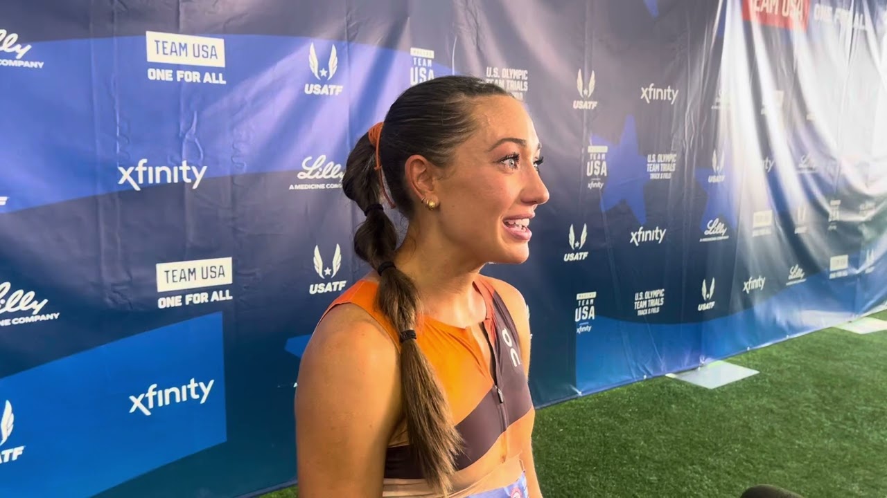 Courtney Wayment Excited For Final After 3rd Place Finish In US Olympic Trials 3000m Steeple Prelims