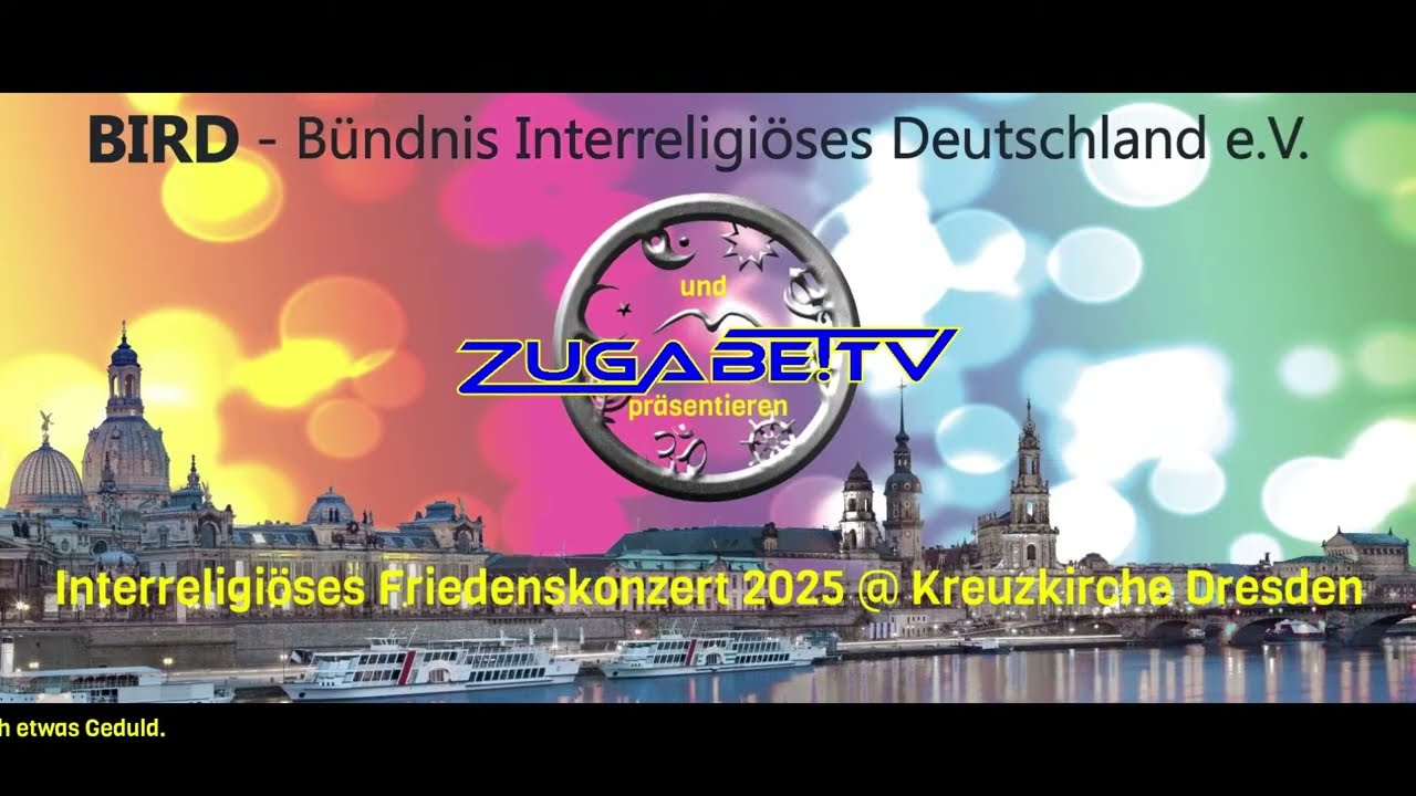 Interreligiöses Friedenskonzert 2025 Livestream @ Kreuzkirche Dresden