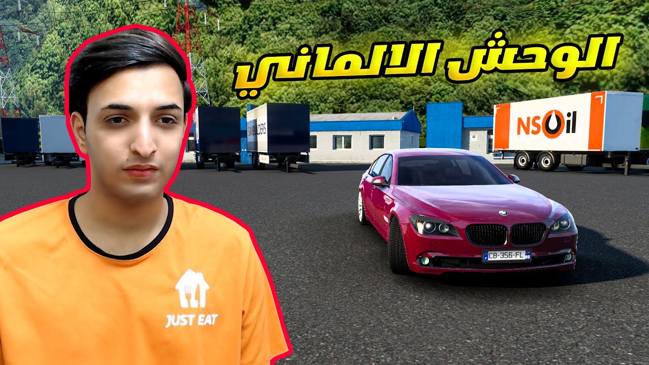 محاكي الشاحنات | اشتريت بي إم دبليو وسويت حادث بيها 😂😂