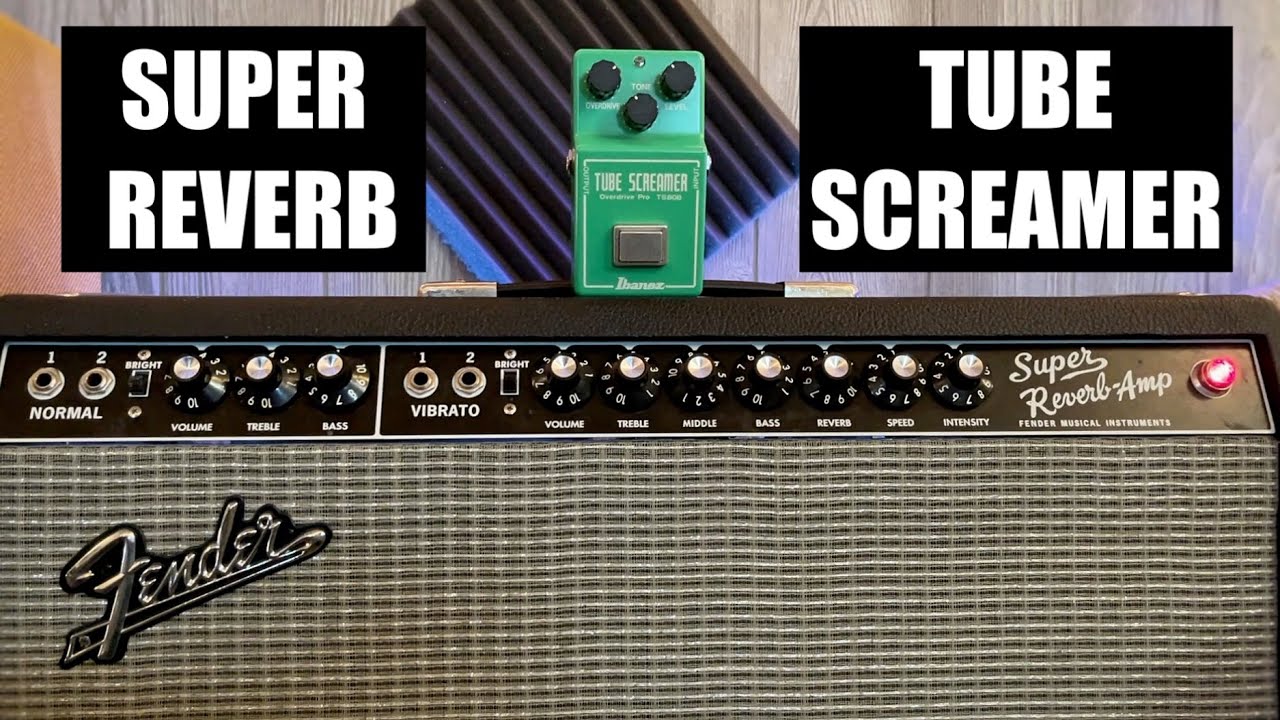 Driving a Super Reverb with a Tube Screamer!