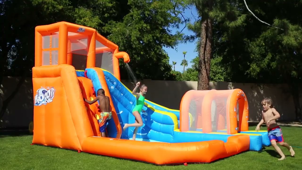 NOVEDAD DE BESTWAY! H2OGO! Hurricane Tunnel Blast Inflatable Water Park