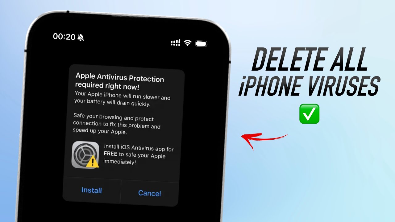 How To Scan For Virus and Delete All Viruses On iPhone!