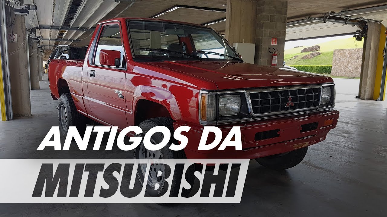 De Pajero a L200: o acervo de antigos da Mitsubishi