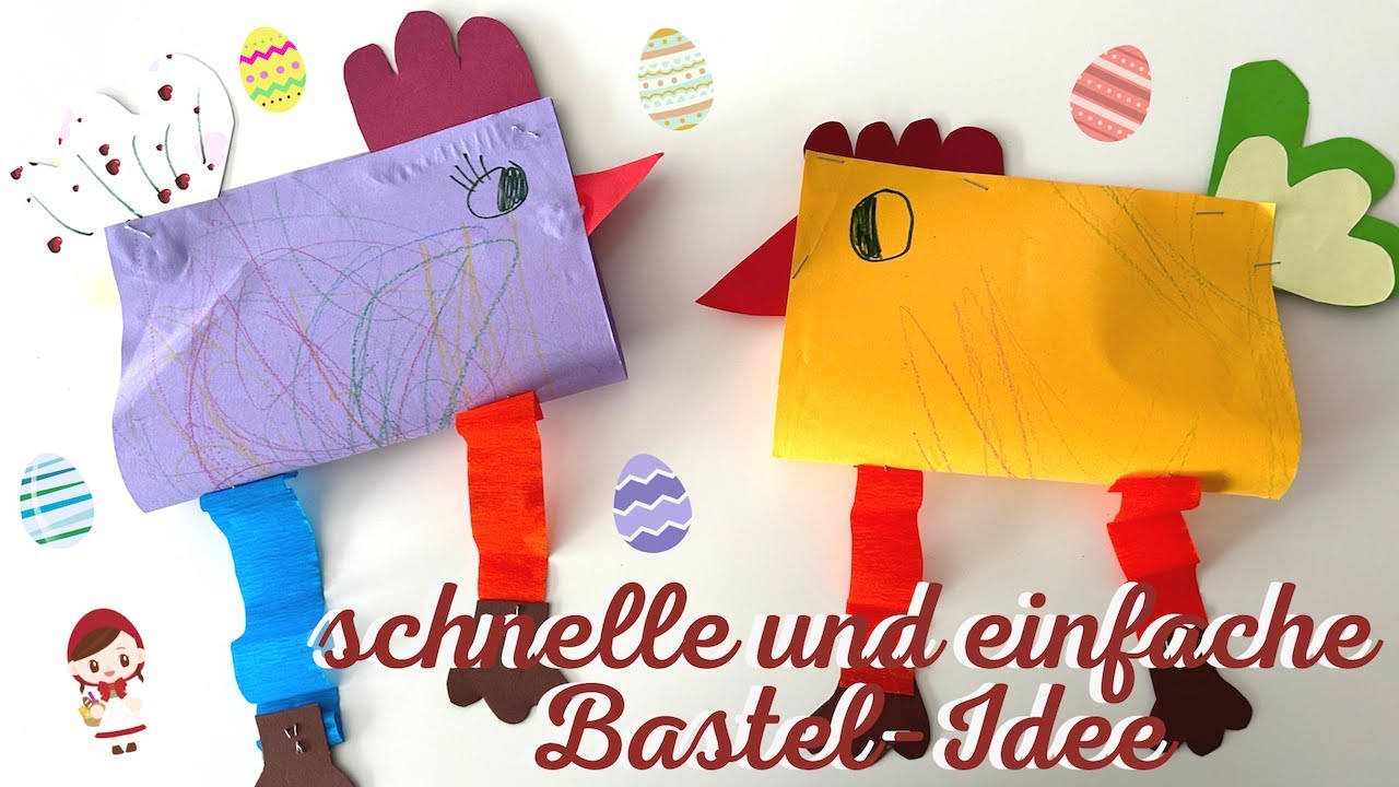 🌸Osternbastelei 🥚| mit Kindern zum Ostern basteln | Bastelideen im Frühling | 🐥Frühlings DIY Idee