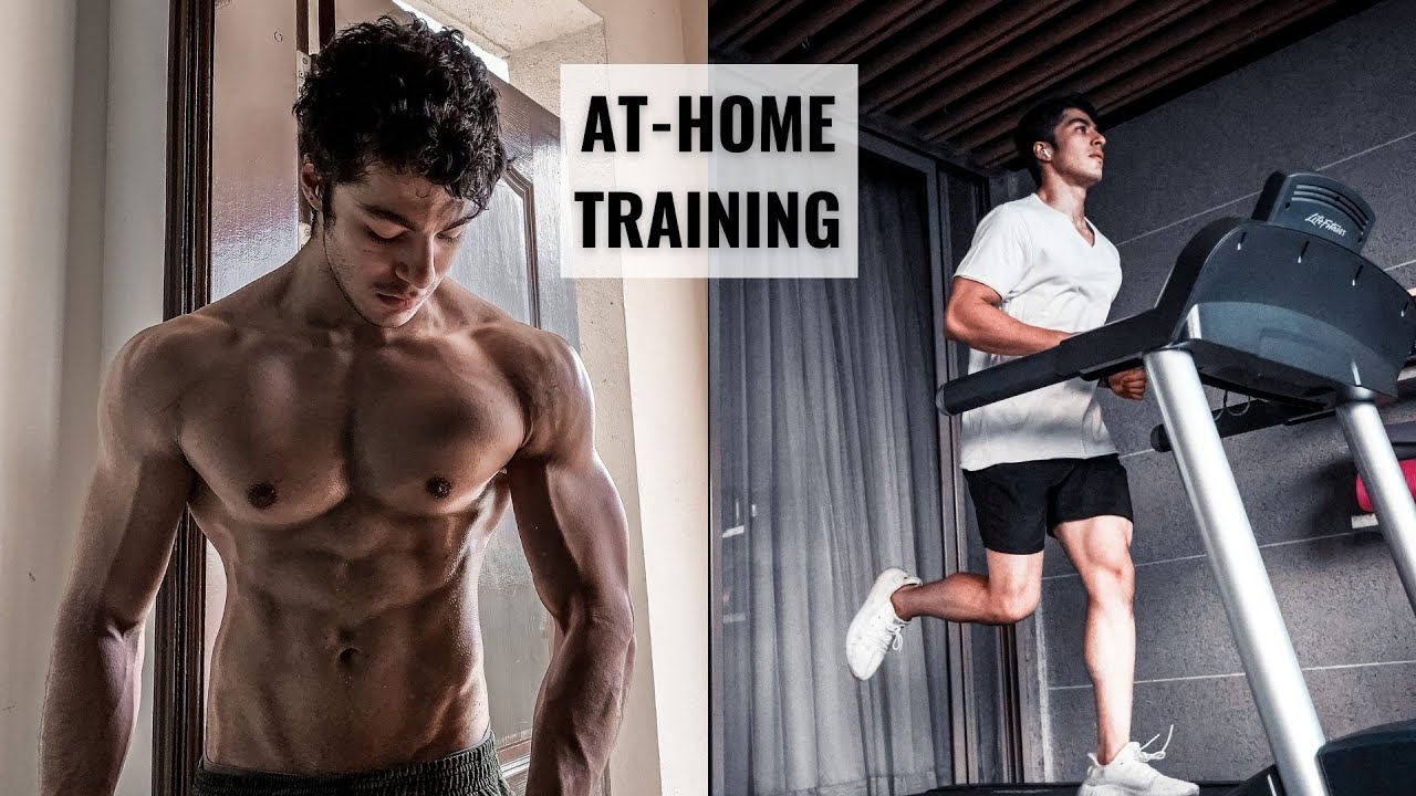 My Lockdown HOME Workout Routine To Build Muscle (Weights + Cardio)