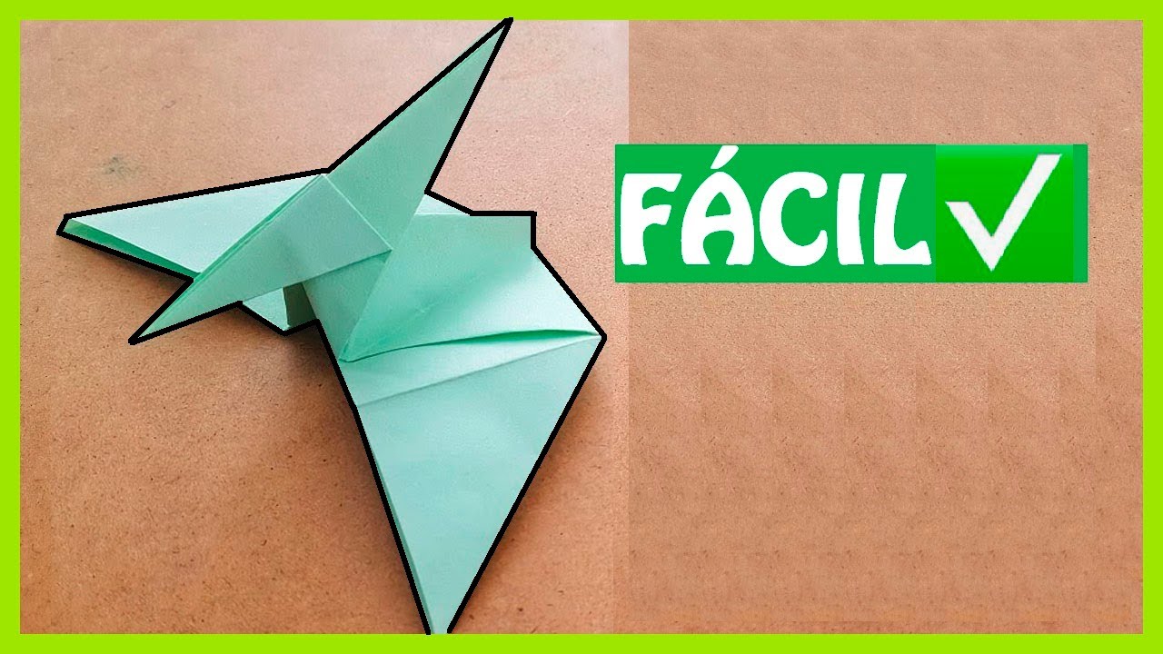 ▷ Cómo hacer 🐱‍🐉 DINOSAURIOS en Origami FÁCIL ✅ | PTERODÁCTILO de papel Papiroflexia