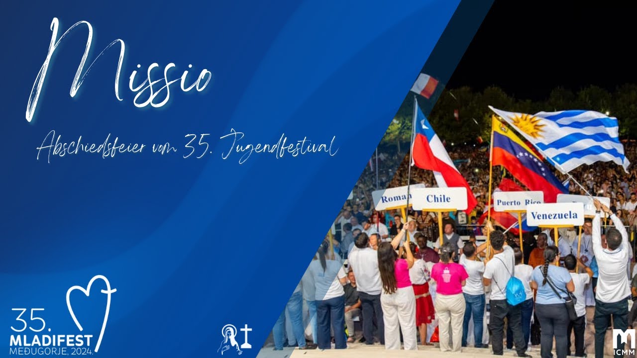 Abschluss des 35. Jugendfestivals in Medjugorje
