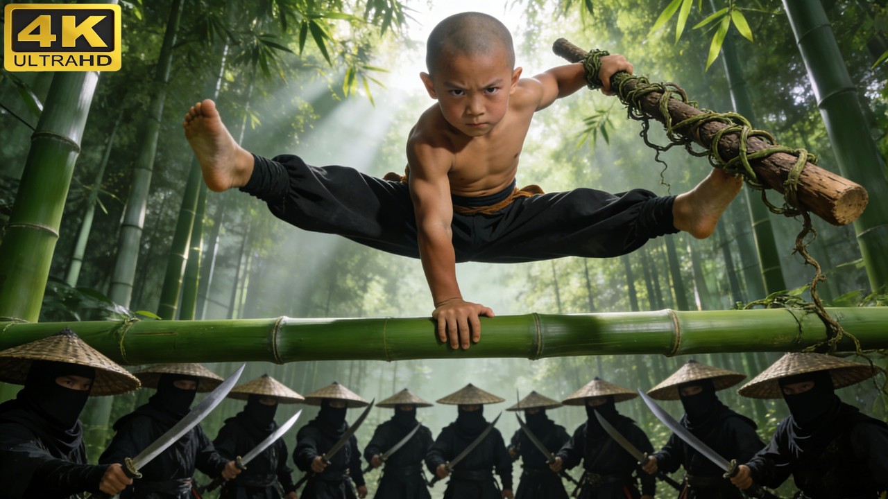 ⚔️【kung fu】五歲小和尚遭惡霸欺凌，不料舉起千斤木棍，打到跪地求饒！⚔️ Kungfu丨Action丨功夫丨動作丨Chinesedrama丨武侠丨中國電視劇
